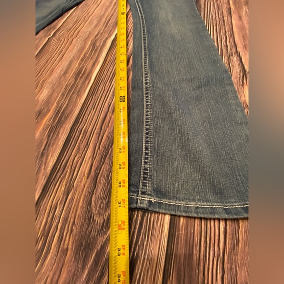 Rockin C Aztec waistband western jeans 30. Great used condition. Hems are fine. - Picture 7 of 8